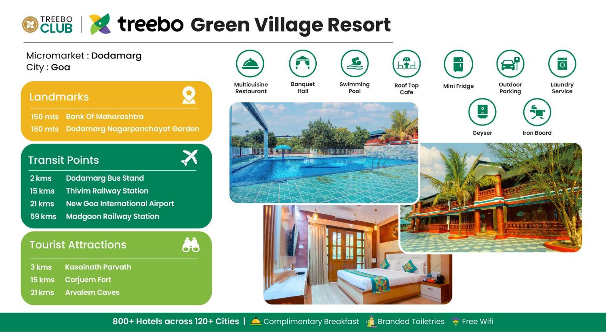 Treebo Green Village Resort - Goa Maneri  Eksteriør bilde